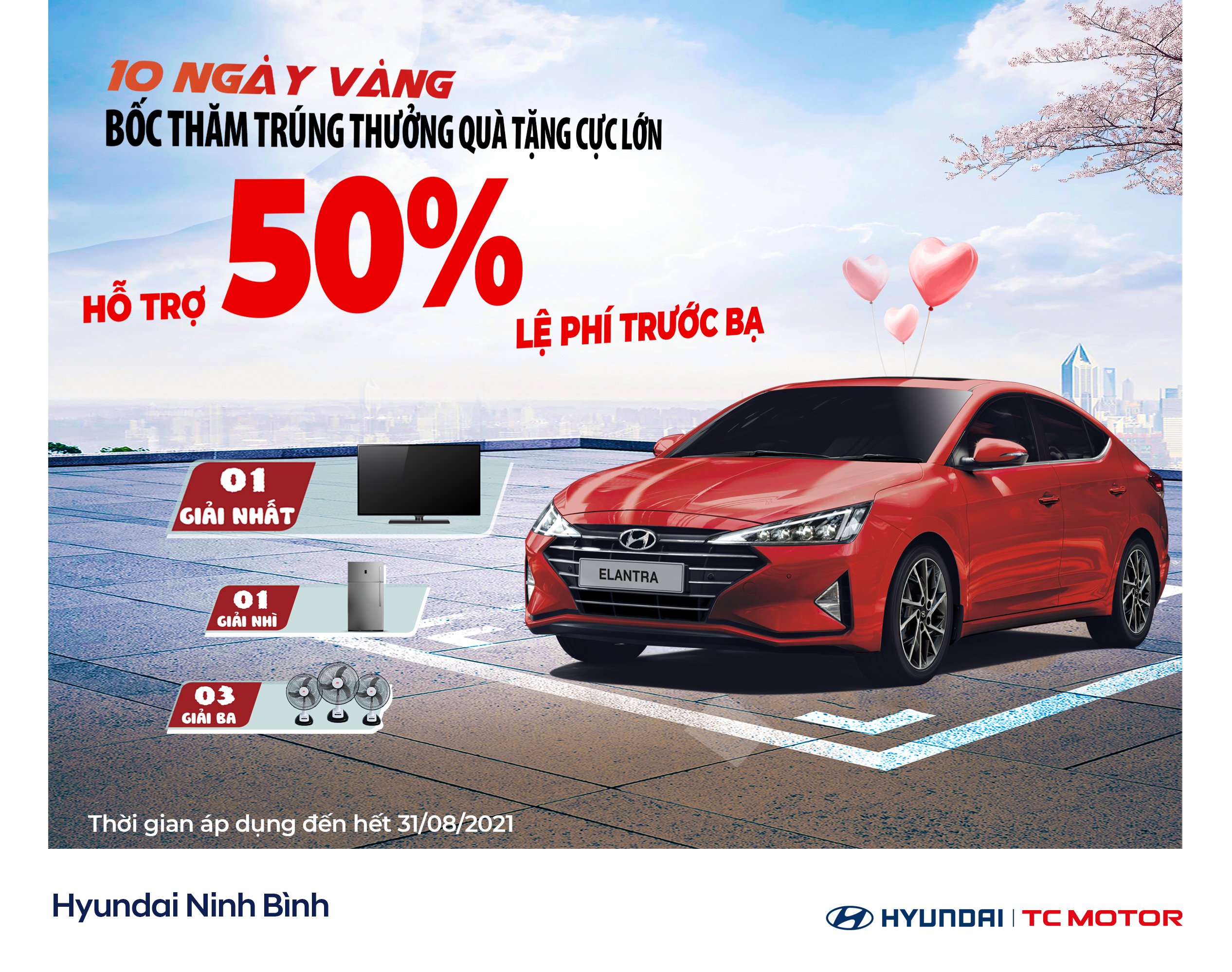 ƯU ĐÃI SỐC 10 NGÀY VÀNG - HỖ TRỢ 50% LỆ PHÍ TRƯỚC BẠ